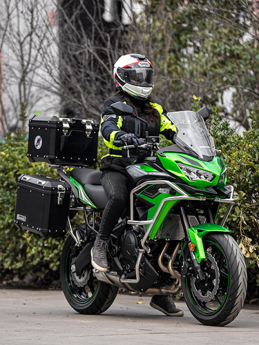 冒险改装川崎异兽650铝合金三箱