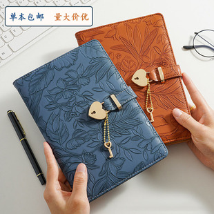 少女心密码本2026新款带锁笔记本防窥隐私记录学生党创意日记本订