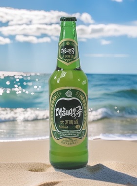 朝鲜平壤啤酒黄啤特产原装进口丹东旅游平壤鸭绿江胜大同江纪念品