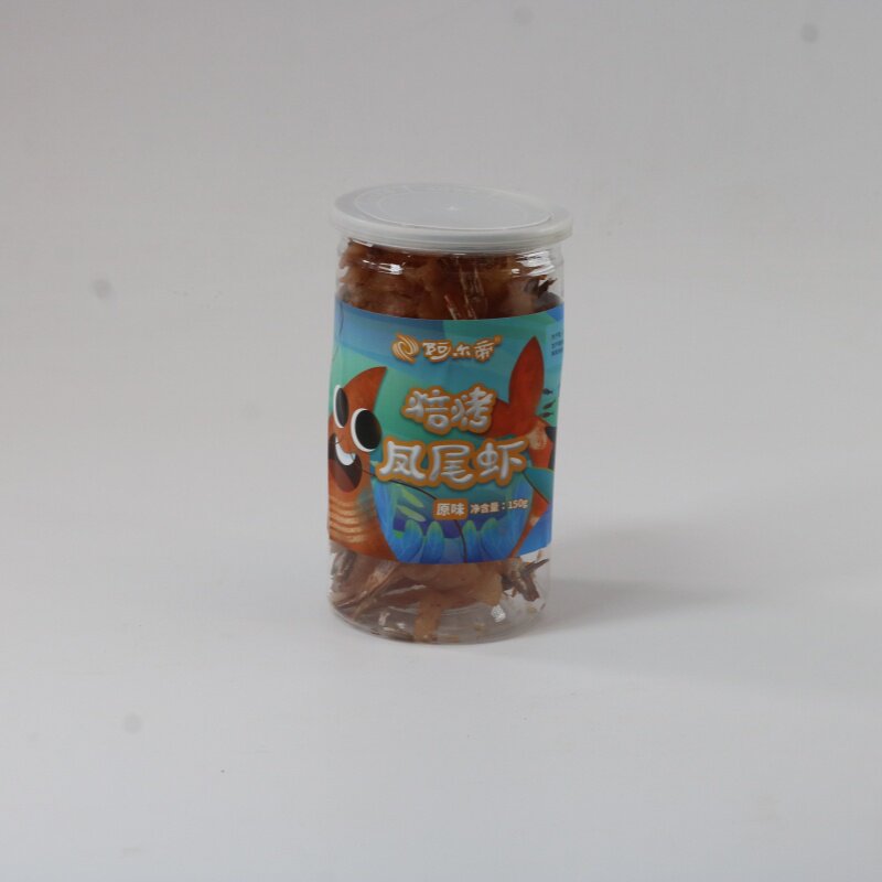 阿尔帝烘焙凤尾虾干100g罐装虾海鲜零食原味即食休闲食品丹东特产