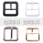 Металлическая японская пряжка, сандалии с пряжкой, фурнитура, аксессуары, женские сандалии, пуговицы из сплава, шнурки, пряжка для ремня, пуговицы для ремня mini 2