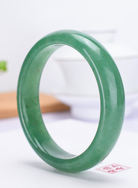 天然东陵玉手镯新疆玉手镯绿色东陵玉手镯金丝玉手镯