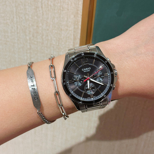 指针款男表卡西欧简约指针