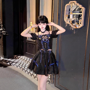 原创国风少女2025新款改良短裙汉元素汉洋折中中国风洛丽塔lolita