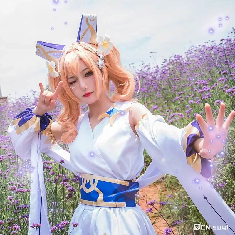 王者荣耀蔡文姬源梦皮肤cos服Cosplay女装/