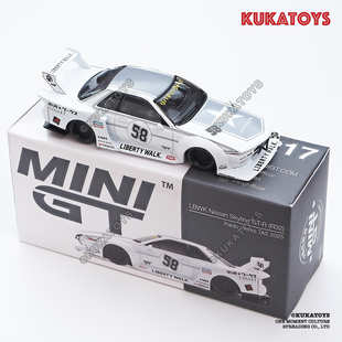 MINIGT1217 1/64 日产天际线GTR R32东京展JDM跑车 合金汽车模型