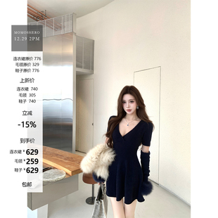 skirt限定狐狸毛 —— 100绵羊毛连衣裙 黛瑞丝lady Momoshero