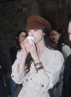 现货【留洋”千金帽“】特调高智灰！fever同款100%澳毛帽子