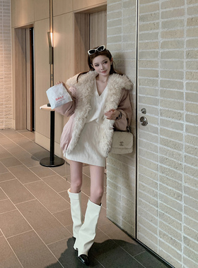 现货Pink雪山派克 冬日氛围!