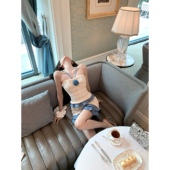 难求 现货 Ritz小姐 color一件中古彩色香—花呢编织套组