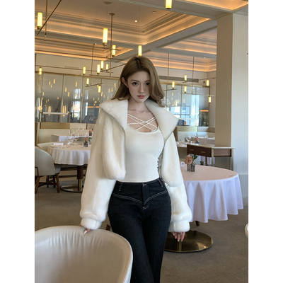 【韩女“小奶貂”】典藏款！Rich wealthy小富婆丹麦进口整皮水貂