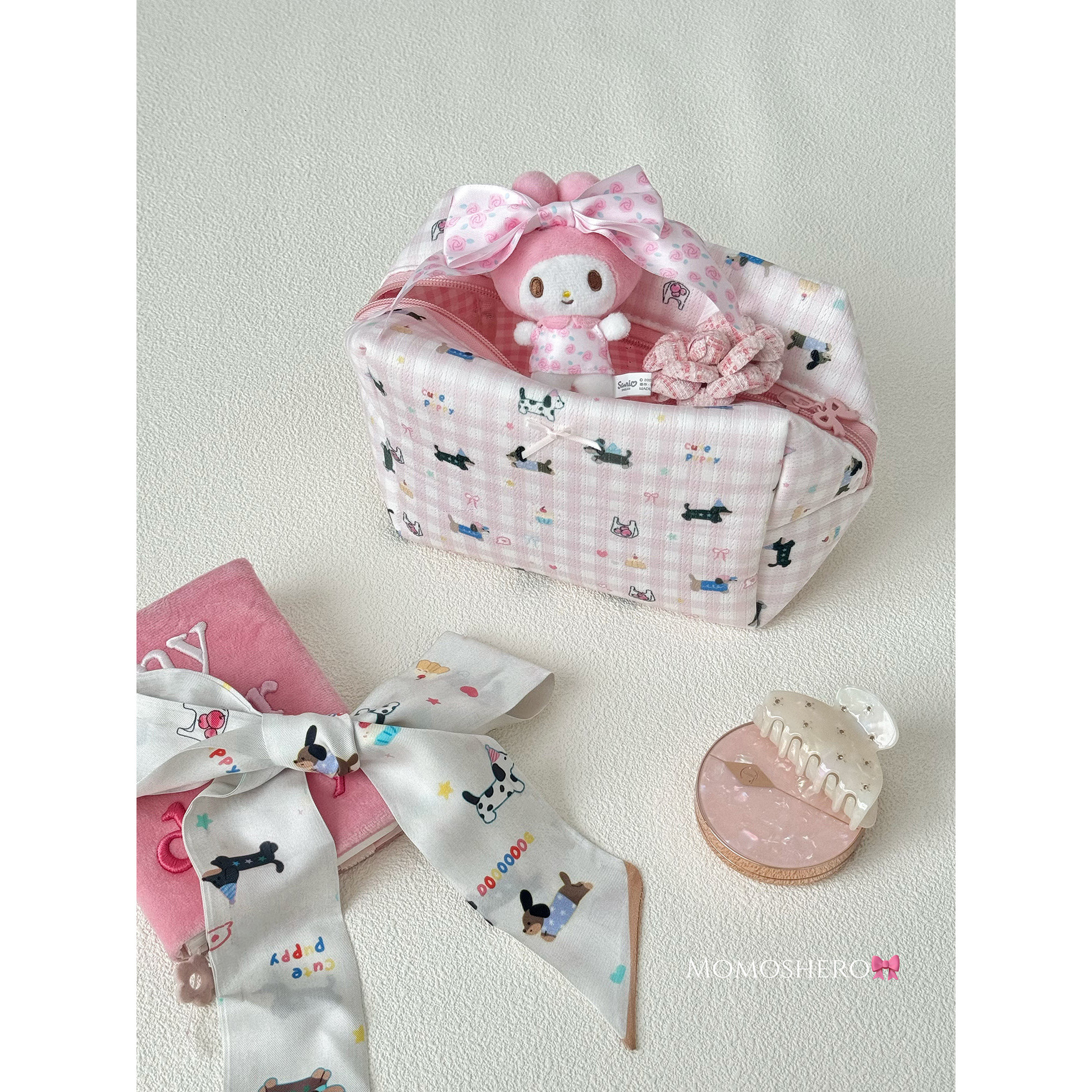 现货【腊肠化妆包】独有——Puppy party！一体式包型化妆包