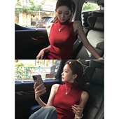 特调色 现货 羊毛高领背心 New money大女主 古早 高干女