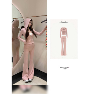 330g超强续暖磨毛针织外套 ——小美色 纸片人 长裤 暖绒