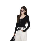 版 免穿bra小火炉 自带胸垫 长袖 妈生c杯单面磨毛长袖