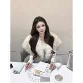 橱窗C位级 进口狐狸毛 皮草马甲外套 娇气小妲己 Momoshero