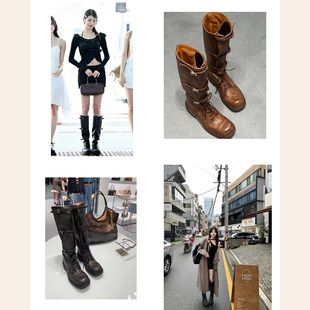 暴走w步不会累 玛黑区citywalk 骑士靴 Bella骑士靴 现货