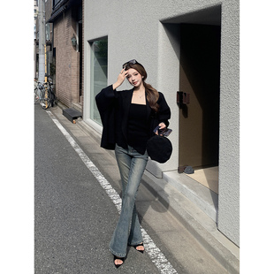 现货【片场纸片人】——sifu品!低调品位的羊毛版抹胸/开衫