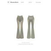 洗水微喇裤 Momoshero 酒杯腰 都市姐感——本命神裤 韩女V腰裤