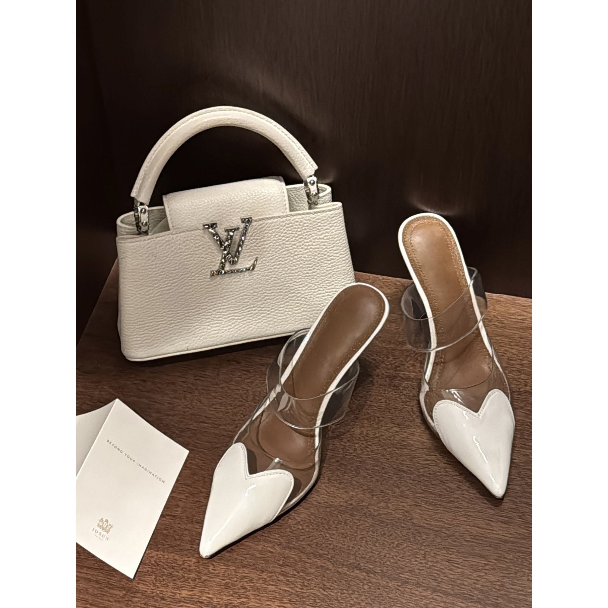 Momoshero【白女“爱心鞋”】Al*ia软软羊皮牛漆皮10cm透明高跟鞋,女鞋,时尚休闲鞋,淘宝优惠券,粉丝福利购,淘宝优惠卷