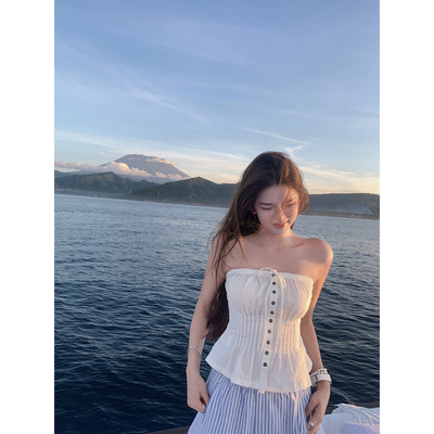 现货【vintage古董香颂】典藏主推品~ 娇嗲vibe蝴蝶结胸衣