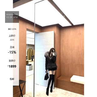 fox银狐大毛领 Momoshero 高定款 小蛮腰 90鹅绒羽绒服 银狐