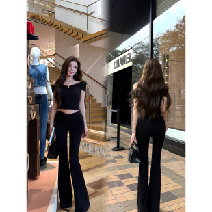 三季 一脚蹬 从容 塑身版 Momoshero 深v腰微喇裤 2.0全勤