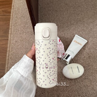 又是兔子星星狂喜粉的一day：可爱卡通304不锈钢便携保温杯