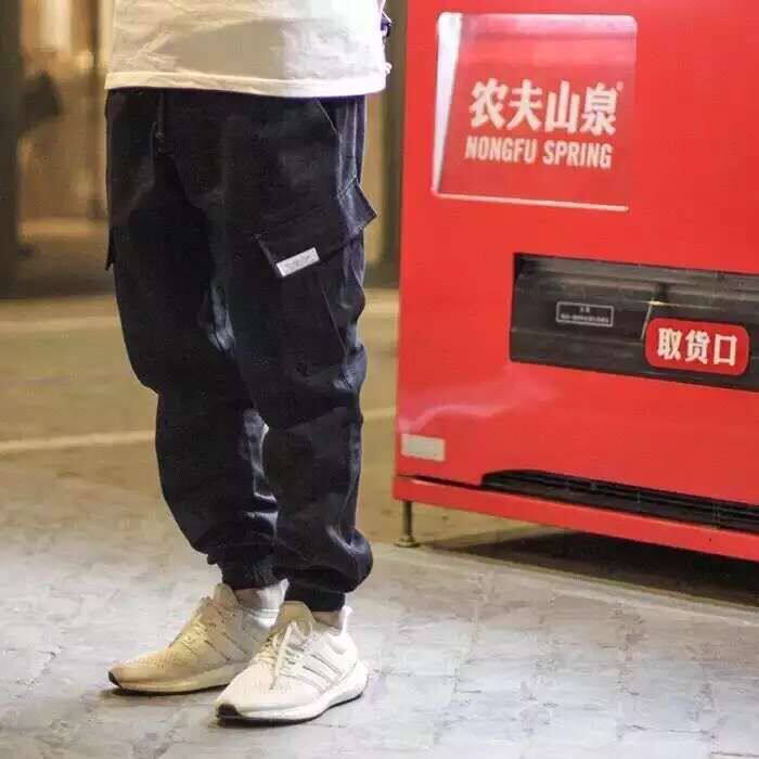 MOST WANTED15AW Guochao Oblique pocket Loose overalls Ankle banded pants Jogging pantsin the Men's clothing, Casual pants  category - from Buy2taobao.com to provide professional Taobao agent buy service