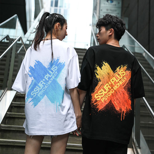渐变刷漆短袖刷漆SSURPCMY