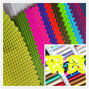 420暗格点仔布PU现货420D尼龙提花涂层牛津布里箱包布手感硬175克