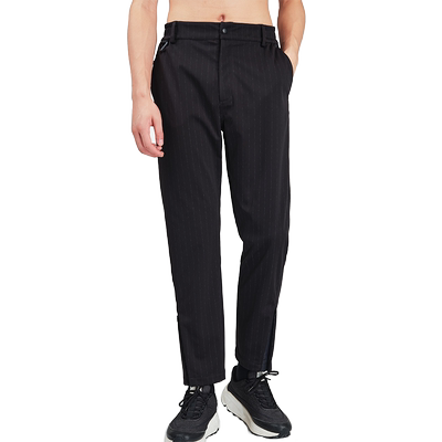 运动裤粒子狂热PF中腰条纹印花