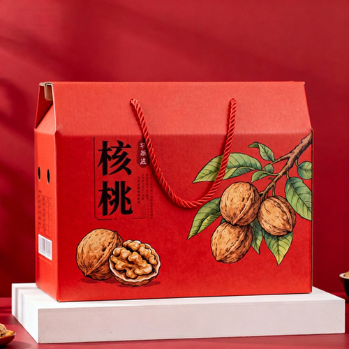 通用核桃礼品包装盒山核桃礼盒包装箱3-5斤装定制