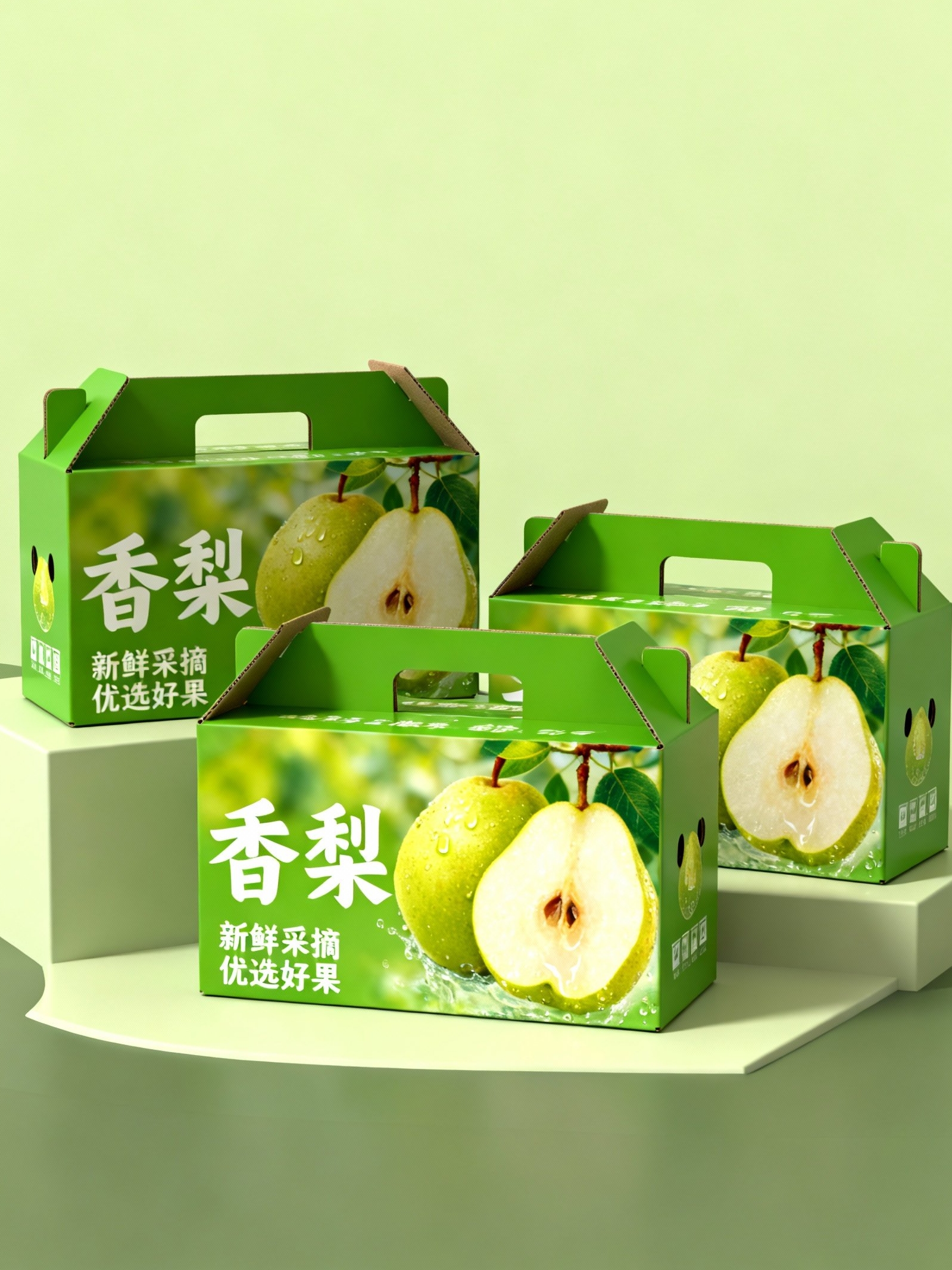 定制高档绳手提5-10斤装包装盒