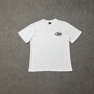 潮牌Drama Call美式星星印花INS款高街宽松圆领纯棉上衣T恤衫短袖