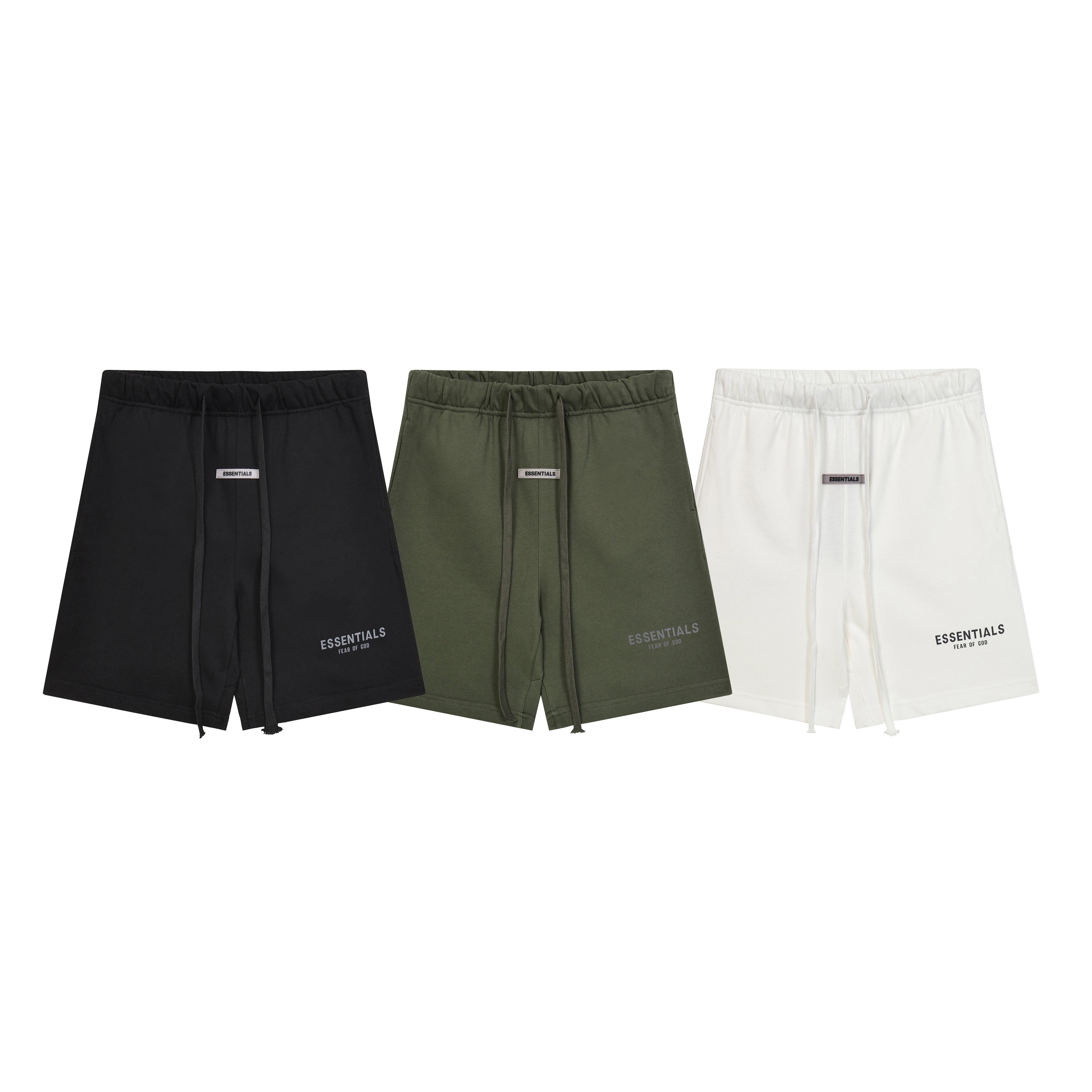 FOG ESSENTIALS新款ins字母印花美式潮牌高街男休闲抽绳纯棉短裤,男装,休闲裤,淘宝优惠券,粉丝福利购,淘宝优惠卷