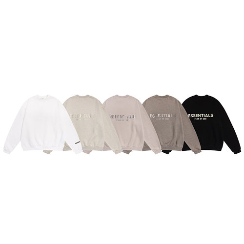 FEAR OF GOD FOG美式潮牌拉丝字母ESSENTIALS宽松男纯棉加绒卫衣