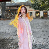 高级感毛衣外套薄款 麻花花边针织开衫 时尚 新款 上衣 镂空韩系针织衫