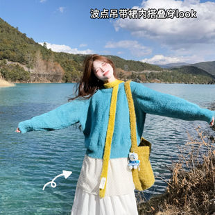 波点吊带打底连衣裙 新款 设计感初恋清韩风纯奶甜裙女夏季 2025春装