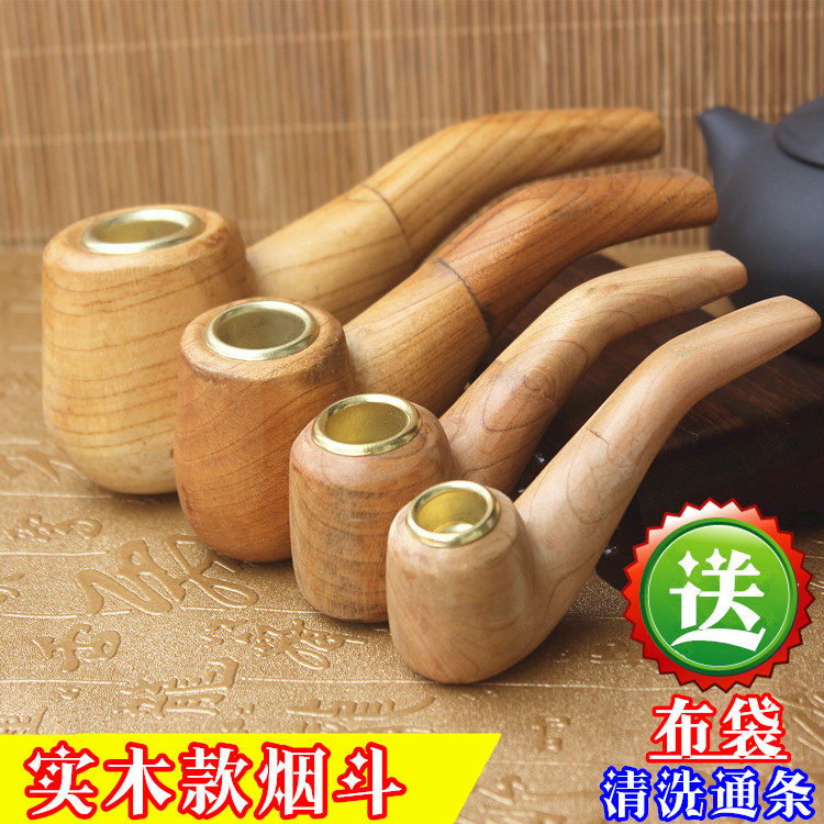 黑檀木烟斗过滤烟嘴实木烟斗