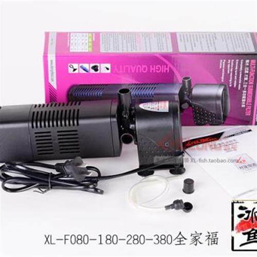 包邮西龙水族箱内置过滤增氧两用潜水泵鱼缸吸便器大功率超静音