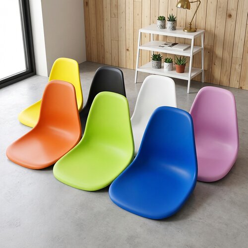 休息美陈塑料椅子面看台椅面