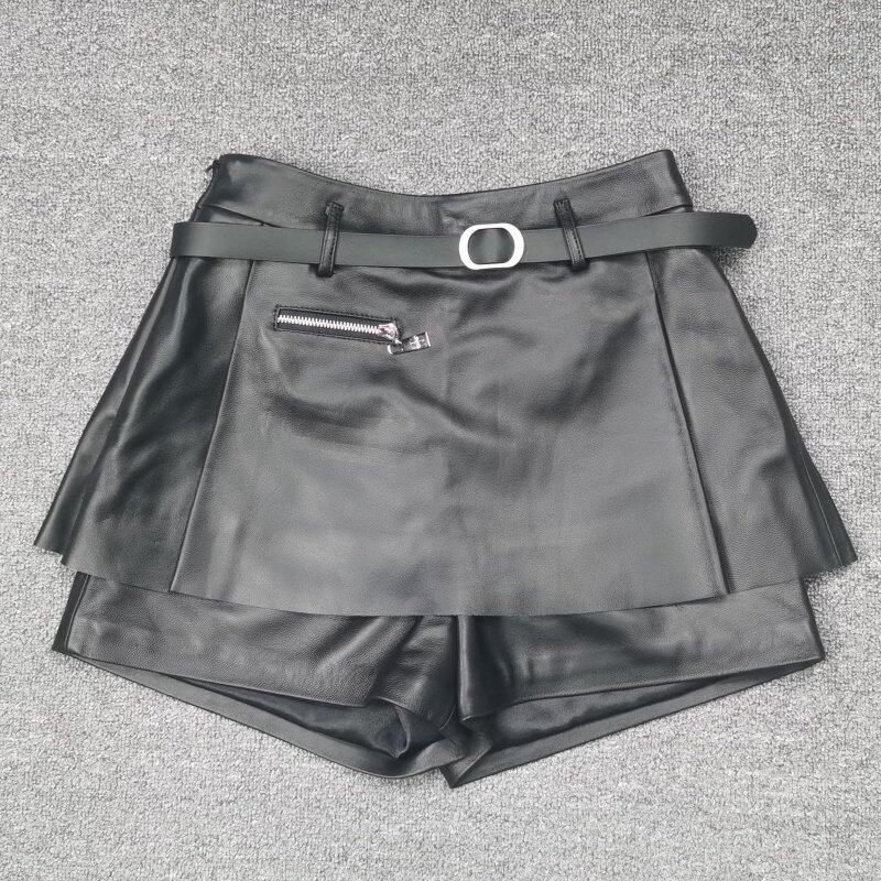 高腰通勤欧品唯格短裤休闲裤