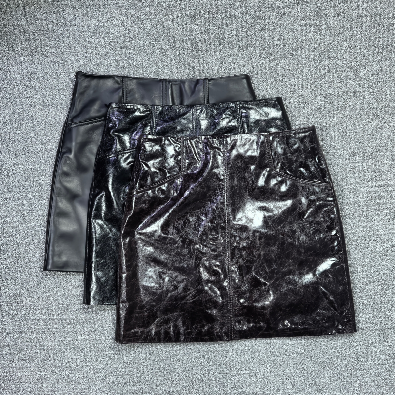 2026冬季新款真皮皮裙女绵羊皮短款半身裙显瘦A字裙包臀裙百搭