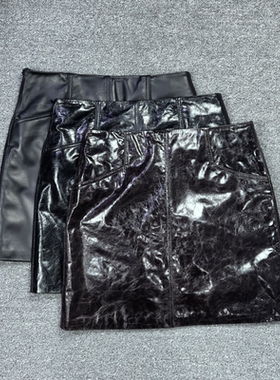 2026冬季新款真皮皮裙女绵羊皮短款半身裙显瘦A字裙包臀裙百搭