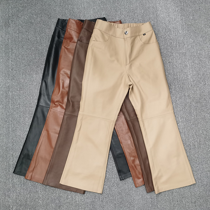 中腰微喇裤2023秋9分裤