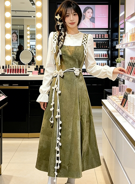 手工钩织玫瑰花朵腰带女装饰配裙子2026年新款设计感百搭针织腰链
