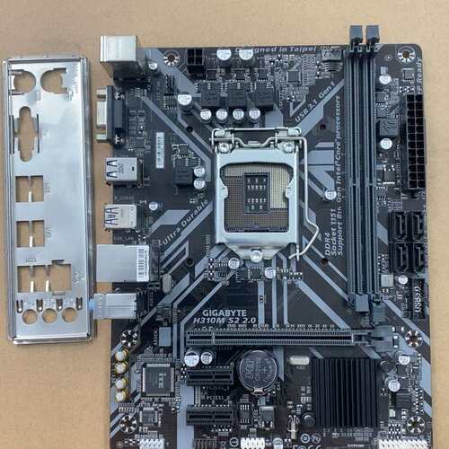 议价技嘉H310M S2 2.0主板，拆机主板成色比较新，开机C（维修）