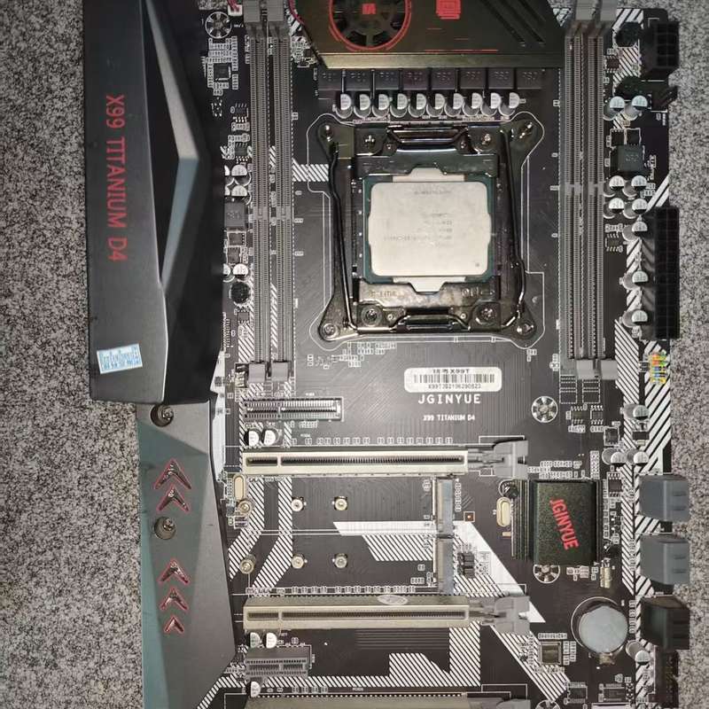 议价精粤X99 TITANIUM D4主板，功能正常，接口齐全，（维修）图片