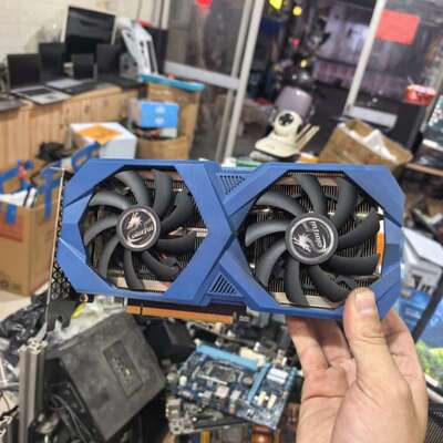议价彩虹RTX3060 12G显卡，蓝色电竞版，双风扇散热，显（维修）
